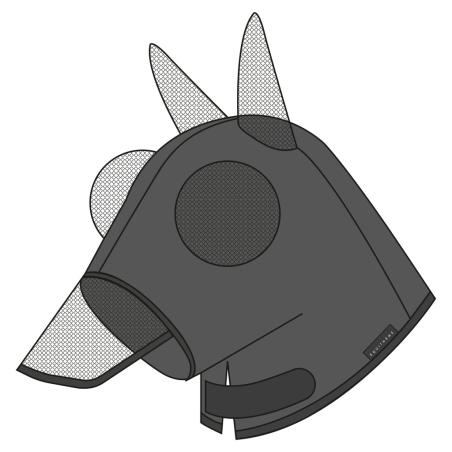 Máscara Anti-Moscas/Uv Equithème - Hood
