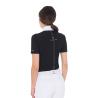 Polo Concorso Donna Slim Fit Con Ruches E Strass