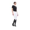 Polo Concorso Donna Slim Fit Con Ruches E Strass