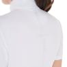 Polo Concorso Donna Slim Fit Con Ruches E Strass