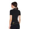 Polo Training Donna Slim Fit Con Zip E Logo Sul Petto