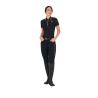Polo Training Donna Slim Fit Con Zip E Logo Sul Petto