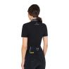 Polo Training Donna Slim Fit Con Zip E Strass Sul Colletto
