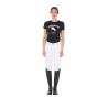 T-Shirt Donna Jumping Horse Club In Cotone