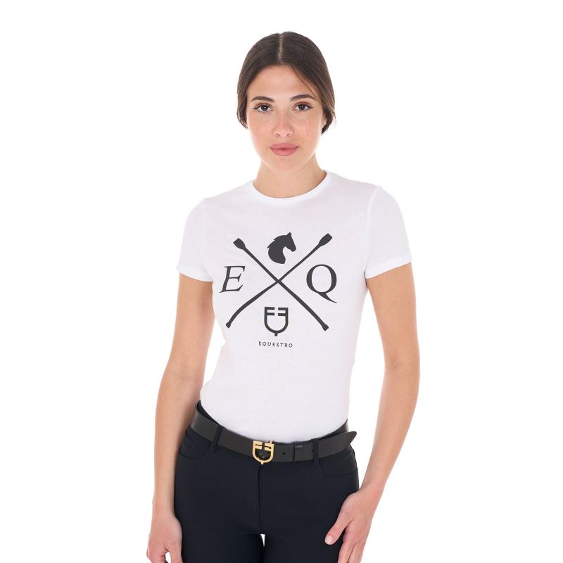 T-Shirt Donna Eq In Cotone