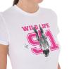 T-Shirt Donna Wild Life In Cotone Con Stampa