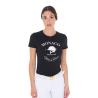 T-Shirt Donna Monaco In Cotone Con Strass