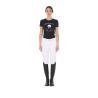 T-Shirt Donna Monaco In Cotone Con Strass