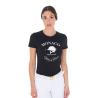 T-Shirt Donna Monaco In Cotone Con Strass