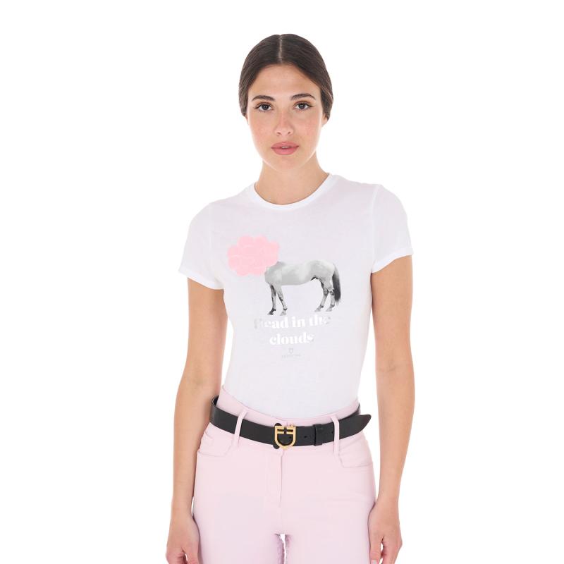 Women's Head In The Clouds Cotton T-Shirt