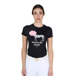 Women's Head In The Clouds Cotton T-Shirt