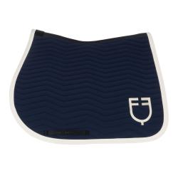 Wave Quilting Jumping Saddle Pad In Technical Fabric