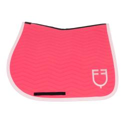 Wave Quilting Jumping Saddle Pad In Technical Fabric