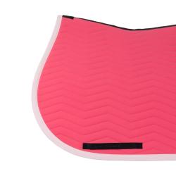 Wave Quilting Jumping Saddle Pad In Technical Fabric
