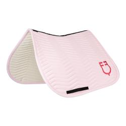 Wave Quilting Jumping Saddle Pad In Technical Fabric