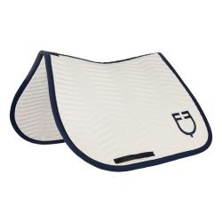 Wave Quilting Jumping Saddle Pad In Technical Fabric