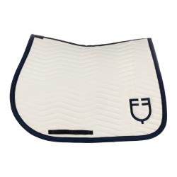 Wave Quilting Jumping Saddle Pad In Technical Fabric