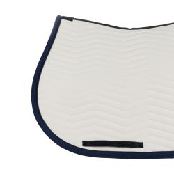 Wave Quilting Jumping Saddle Pad In Technical Fabric