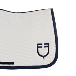 Wave Quilting Jumping Saddle Pad In Technical Fabric