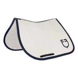 Wave Quilting Jumping Saddle Pad In Technical Fabric