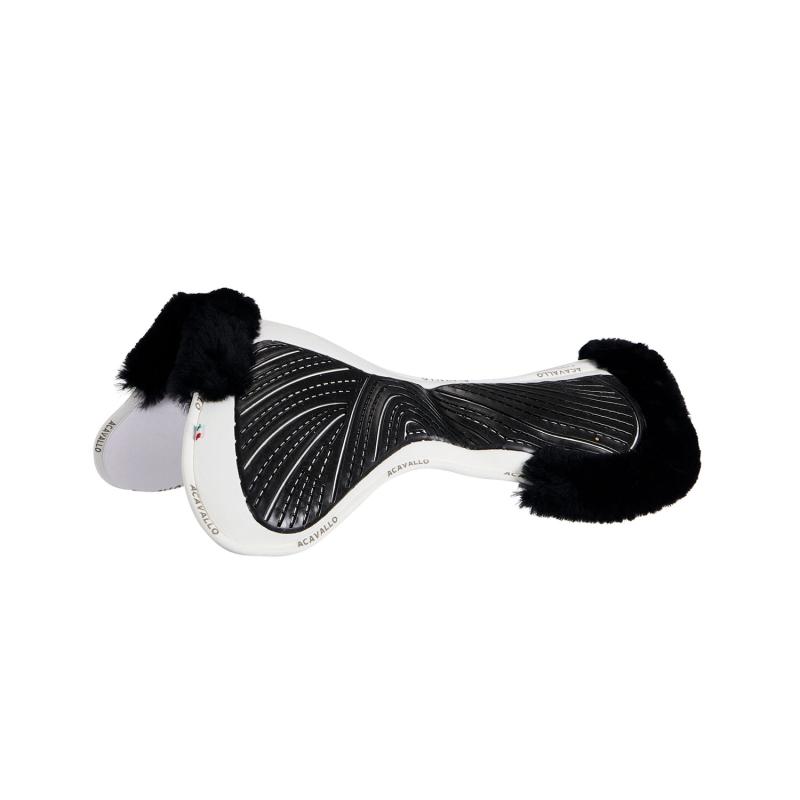 Acavallo Close Contact Classic Gel & Memory Foam Pad With Sheepskin