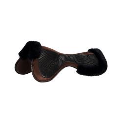 Acavallo Close Contact Classic Gel & Memory Foam Pad With Sheepskin