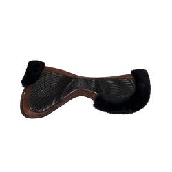 Acavallo Close Contact Classic Gel & Memory Foam Pad With Sheepskin