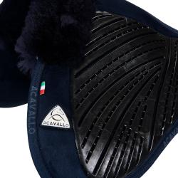 Acavallo Close Contact Classic Gel & Memory Foam Pad With Sheepskin