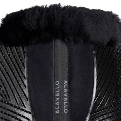 Acavallo Close Contact Classic Gel & Memory Foam Pad With Sheepskin