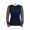 Camiseta De Concurso Cavalliera Signature Sleeves Con Forro Para Mujer, Manga Larga