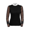 Camiseta De Concurso Cavalliera Signature Sleeves Con Forro Para Mujer, Manga Larga