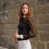Camiseta De Concurso Cavalliera Signature Sleeves Con Forro Para Mujer, Manga Larga