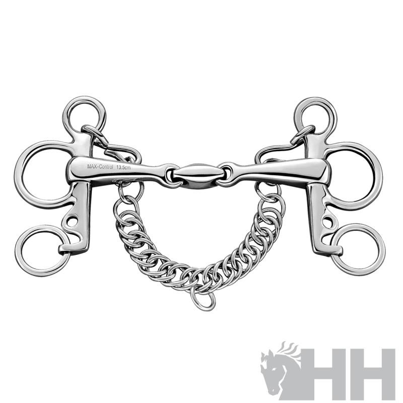 Bocado Sprenger Max-Control Pelham Pierna 4,5Cm