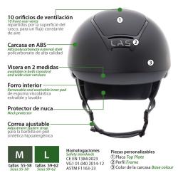 Casco Las Opera Metal