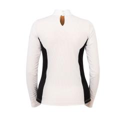 Camiseta De Concurso Elegant Stripe Para Mujer, Manga Larga
