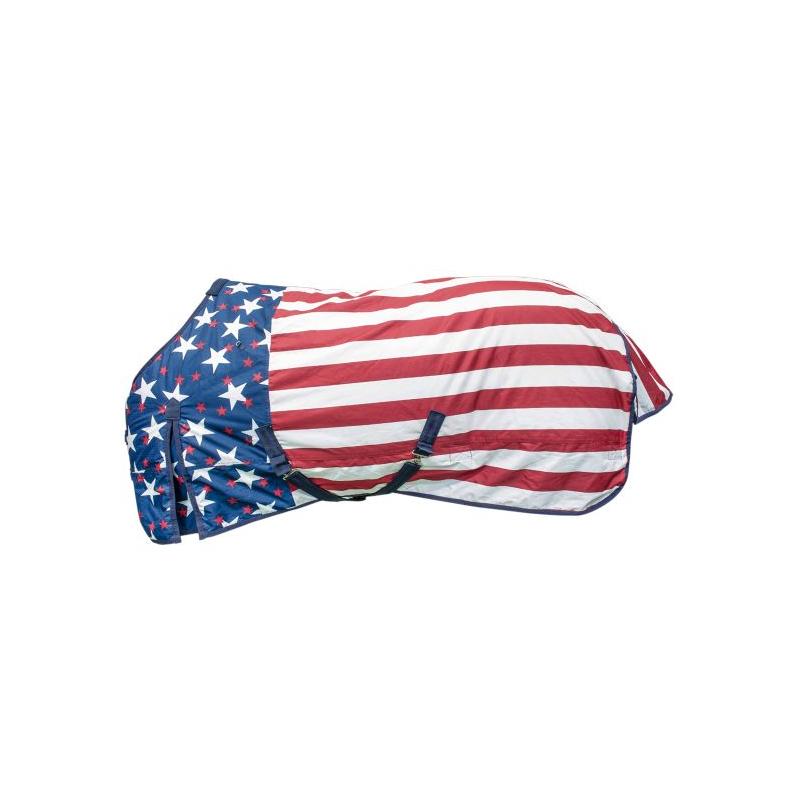 Coperta Western Paddock Senza Imbottitura Colori Usa Modello Ottawa