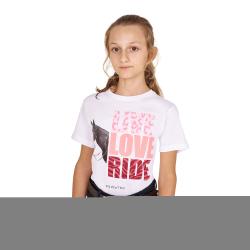 Girls' Live Love Ride Cotton T-Shirt