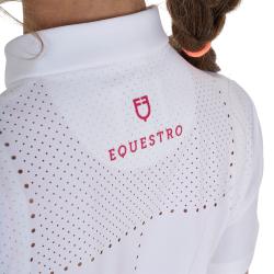 Polo Concorso Bambina Slim Fit In Tessuto Traforato