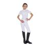 Polo Concorso Bambina Slim Fit In Tessuto Traforato
