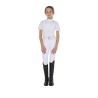 Polo Concorso Bambina Slim Fit In Tessuto Traforato