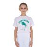 T-Shirt Bambina Jumping Horse Club In Cotone