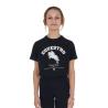 T-Shirt Bambina Jumping Horse Club In Cotone