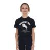 T-Shirt Bambina Jumping Horse Club In Cotone