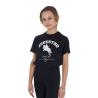 T-Shirt Bambina Jumping Horse Club In Cotone