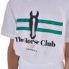 T-Shirt Bambina Stripe Horse Club In Cotone