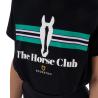 T-Shirt Bambina Stripe Horse Club In Cotone
