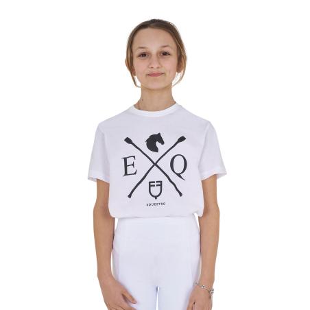 T-Shirt Bambina Eq In Cotone