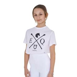 T-Shirt Bambina Eq In Cotone