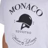 T-Shirt Bambina Monaco In Cotone Con Strass