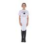 T-Shirt Bambina Monaco In Cotone Con Strass
